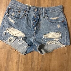 Levis denim shorts